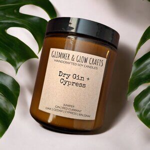 Dry Gin + Cypress Candle | 8 oz